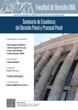 Seminario de Enseñanza del Derecho Penal y Procesal Penal