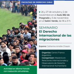Seminario "El Derecho Internacional de las migraciones"