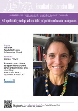 Seminario "Entre protección y castigo. Vulnerabilidad y represión en el caso de los migrantes"