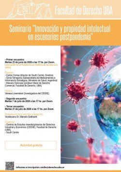 Seminario "Innovación y propiedad intelectual en escenarios postpandemia"