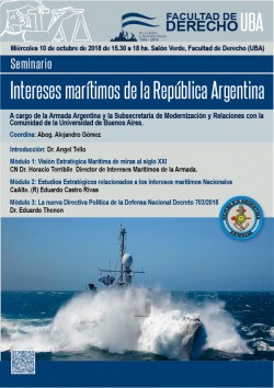 Seminario "Intereses marítimos de la República Argentina"