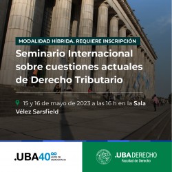 Seminario Internacional sobre cuestiones actuales de Derecho Tributario