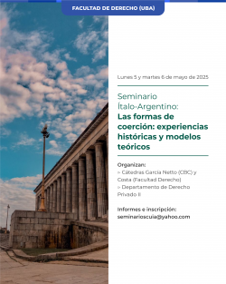 Seminario Ítalo-Argentino: Las formas de coerción: experiencias históricas y modelos teóricos