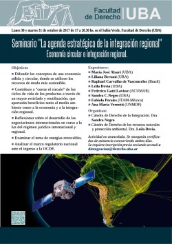  Seminario "La agenda estratégica de la integración regional"
