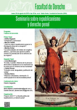 Seminario sobre republicanismo y derecho penal