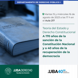 Seminario: Teoría del estado y derecho constitucional