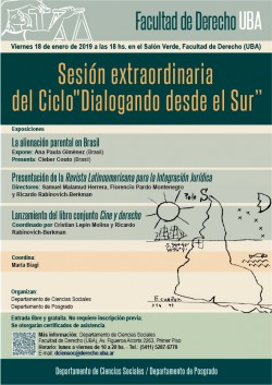 Sesión extraordinaria del Ciclo "Dialogando desde el Sur" 