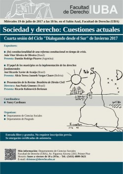 Sociedad y derecho: Cuestiones actuales
