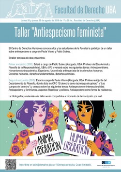 Taller "Antiespecismo feminista"