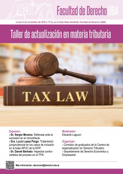 Taller de actualización en materia tributaria
