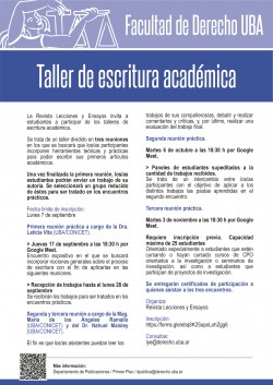 Taller de escritura académica