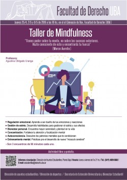 Taller de <i>Mindfulness</i>