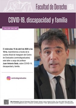 Taller online "COVID-19, discapacidad y familia"