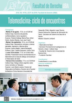 Telemedicina: ciclo de encuentros 