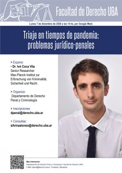 Triaje en tiempos de pandemia: problemas jurídico-penales