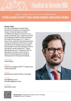 Un delito de ecocidio (¿O varios?): fuentes, elementos dogmáticos y bienes jurídicos protegidos