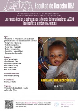 Una mirada local en la estrategia de la Agenda de Inmunizaciones IA2030: los desafÃ­os a atender en Argentina