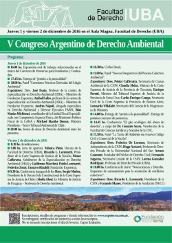 V Congreso Argentino de Derecho Ambiental