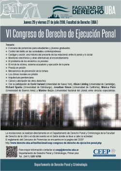 VI Congreso de Derecho de Ejecución Penal