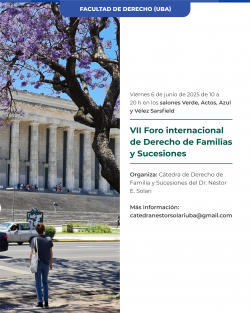 VII Foro internacional de Derecho de Familias y Sucesiones