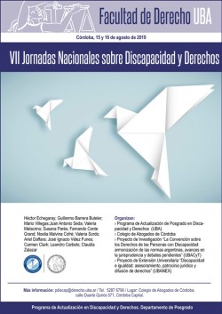 VII Jornadas Nacionales sobre Discapacidad y Derechos