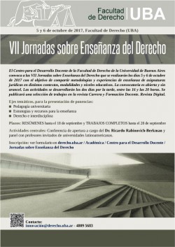 VII Jornadas sobre Enseñanza del Derecho