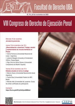 VIII Congreso de Derecho de Ejecución Penal