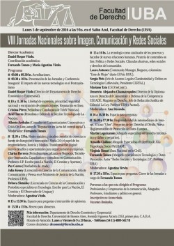 VIII Jornadas Nacionales sobre Imagen, Comunicación y Redes Sociales