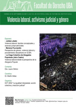 Violencia laboral, activismo judicial y género