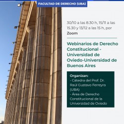 Webinarios de Derecho Constitucional - Universidad de Oviedo-Universidad de Buenos Aires