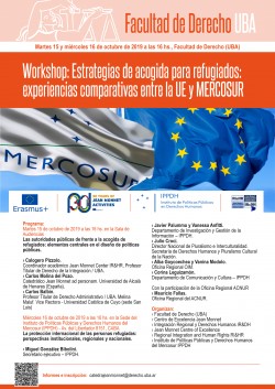 Workshop: Estrategias de acogida para refugiados: experiencias comparativas entre la UE y MERCOSUR