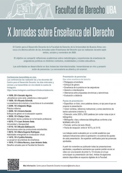 X Jornadas sobre Enseñanza del Derecho