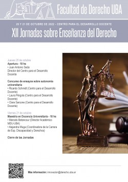 XII Jornadas sobre Enseñanza del Derecho