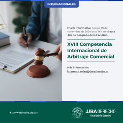 XVIII Competencia Internacional de Arbitraje Comercial