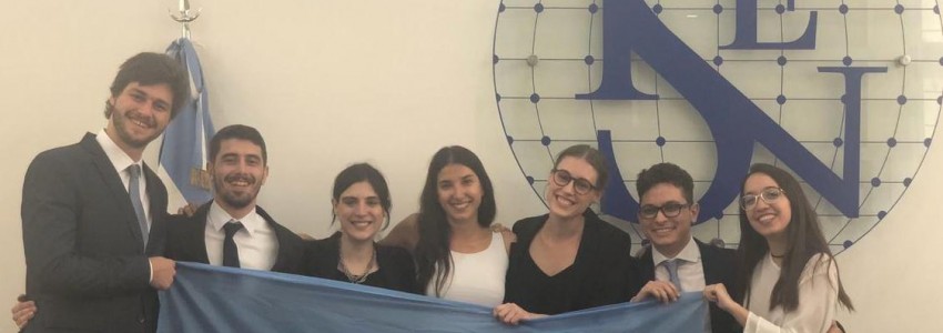 El equipo de la Facultad de Derecho ganó las rondas nacionales y representará nuevamente a la Argentina en la Competencia de Derecho Internacional Philip C. Jessup