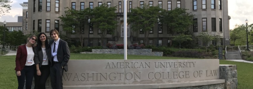 El equipo de la UBA alcanzó las semifinales del XXIII Concurso Interamericano de Derechos Humanos de American University - Washington College of Law