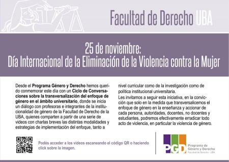 25 de noviembre: Da Internacional de la Eliminacin de la Violencia contra la Mujer