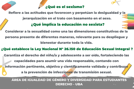 21 de junio: Día internacional de la Educación No Sexista