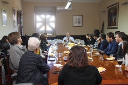 Almuerzo de trabajo con el Profesor J. L. Pottenger de la Facultad de Derecho de la Universidad de Yale