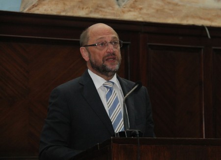 Conferencia de Martin Schulz, presidente del Parlamento Europeo: retos y desafíos de la Unión Europea
