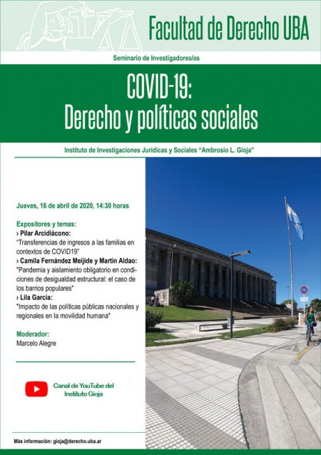 COVID-19: Derecho y políticas sociales