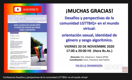 Desafíos y perspectivas de la comunidad LGTTBIQ+ en el mundo virtual: orientación sexual, identidad de género y sesgo algorítmico