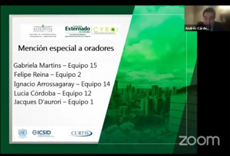 Destacada actuacin del equipo de la UBA en la Competencia Internacional de Arbitraje de Inversiones