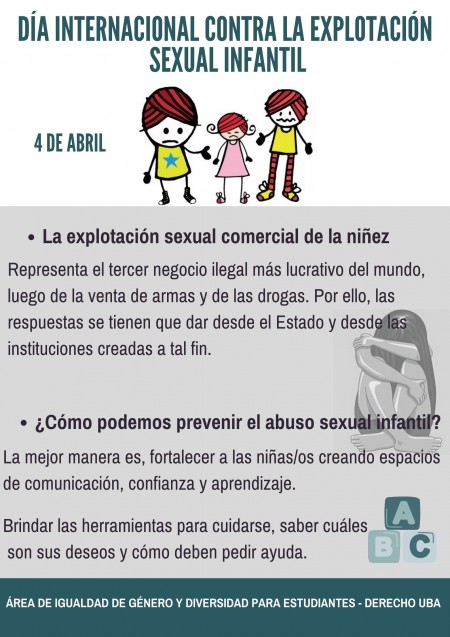 Día internacional contra la explotación sexual infantil