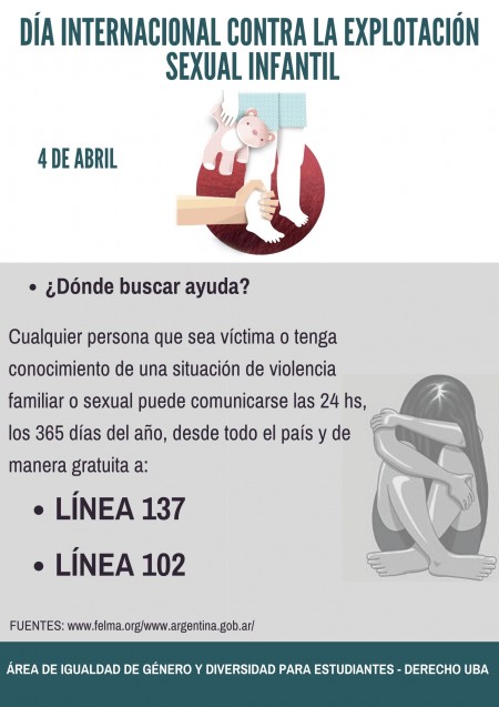 Día internacional contra la explotación sexual infantil