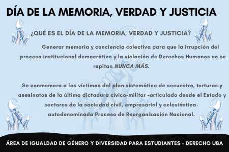 Día Nacional de la Memoria por la Verdad y la Justicia