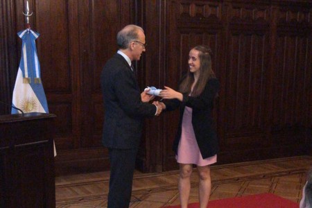 Egresada de la Facultad recibi recientemente el Premio Corte Suprema de Justicia de la Nacin