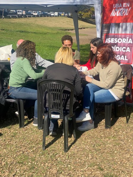 El Consultorio y Patrocinio Jurídico de la Facultad brindó asistencia legal gratuita en el Barrio INTA en el marco del Programa UBA en Acción