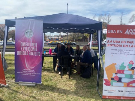 El Consultorio y Patrocinio Jurídico de la Facultad brindó asistencia legal gratuita en el Barrio INTA en el marco del Programa UBA en Acción