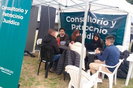 El Consultorio y Patrocinio Jurdico de la Facultad brind asistencia legal gratuita en el Barrio Samor de la Comuna 8